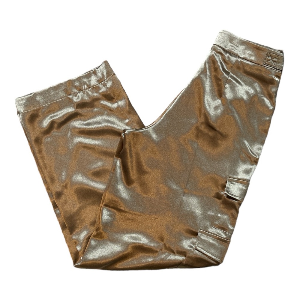 A NEW DAY HIGH RISE SATIN CARGO PANTS **NWT** - Picture 9 of 11